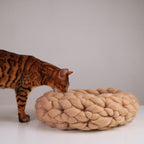 Katzenbett aus Merinowolle „Cloud“